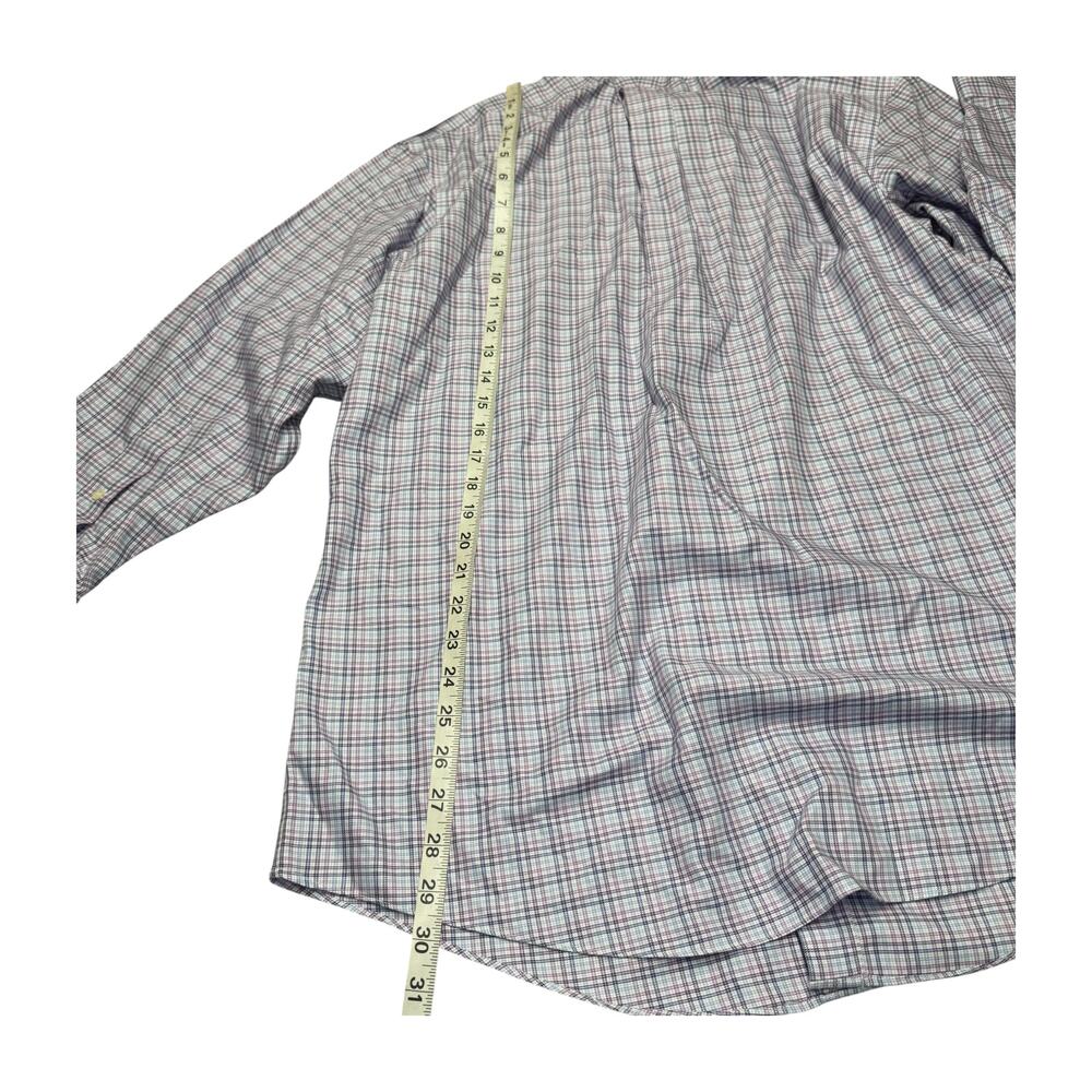 Brooks Brothers 1818 Regent Non-Iron Plaid Dress Shirt 17-2/3 - Picture 13 of 14